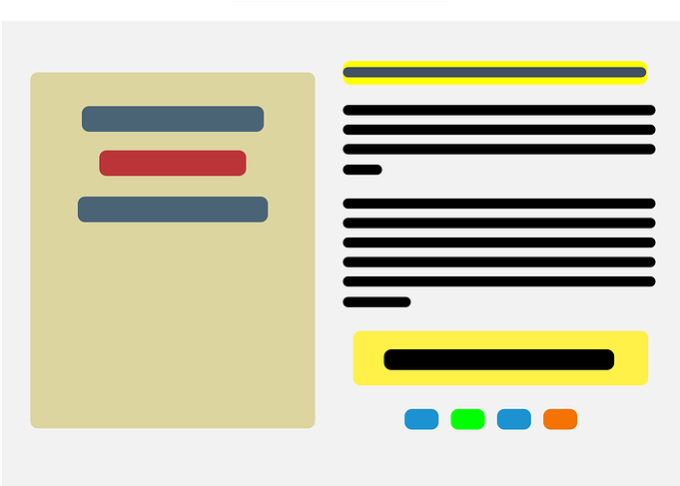 landing page